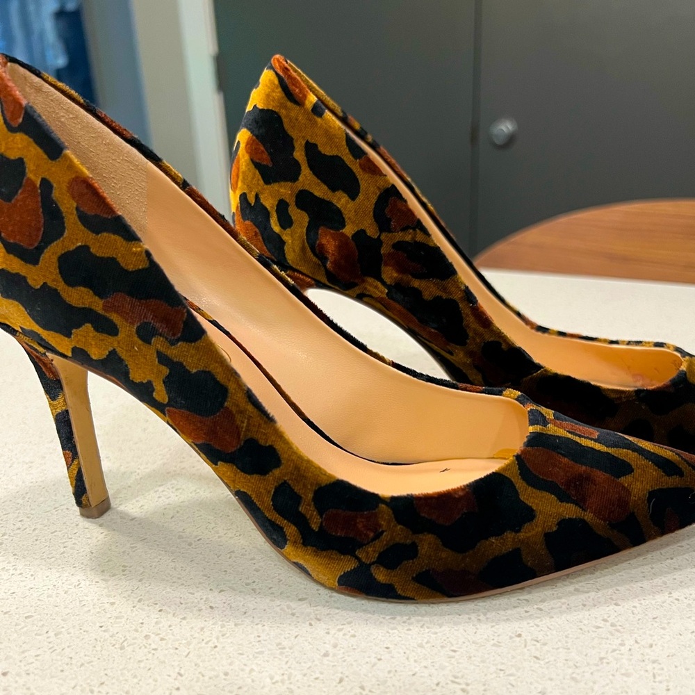 Leopard heels